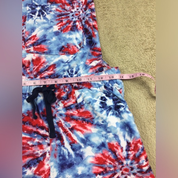 Juniors red white and blue no boundaries shortalls size small - Picture 3 of 9